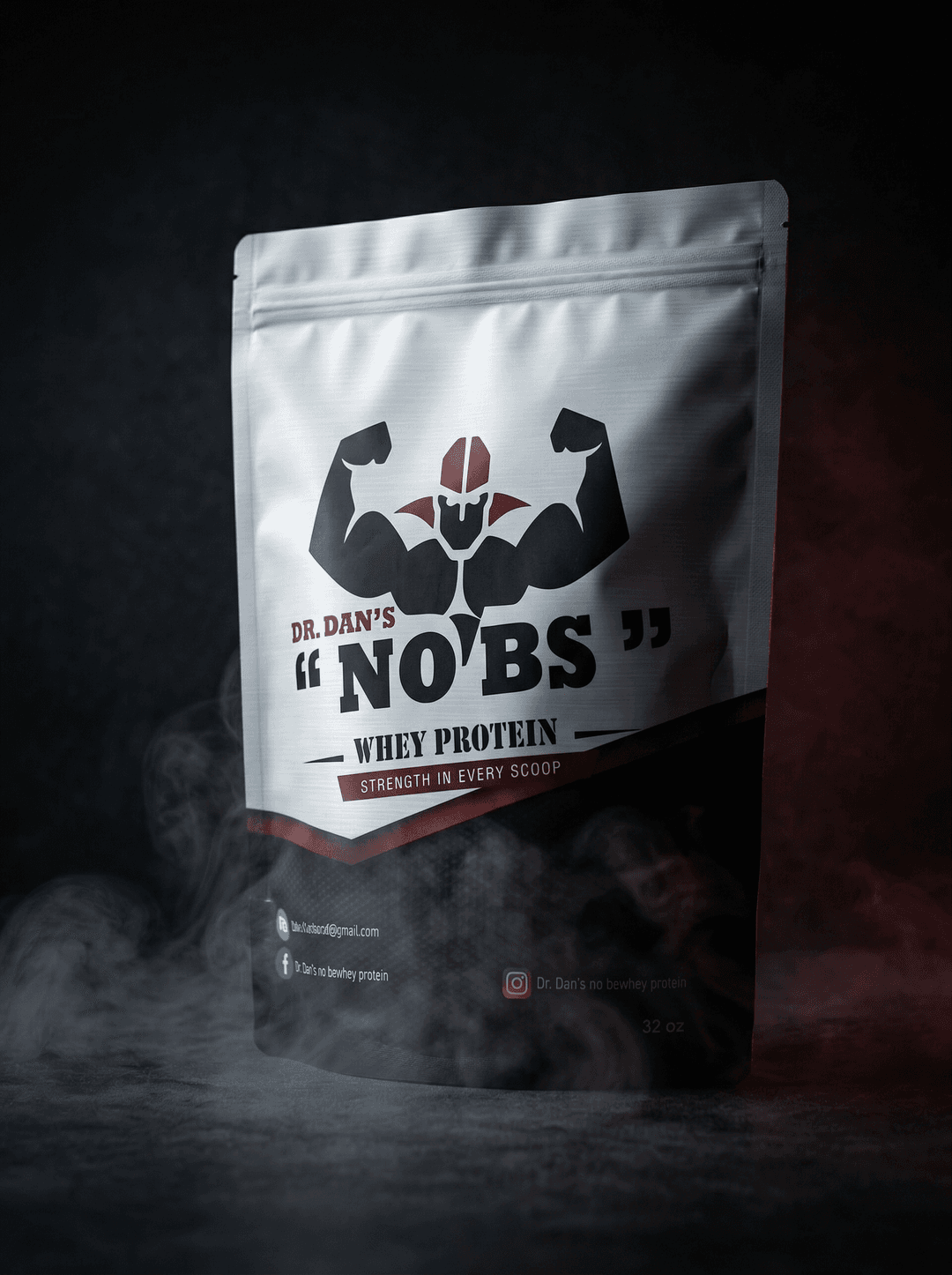 Dr Dan's NoBS Whey — single-ingredient grass-fed whey protein